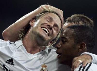 bekham & robinho
